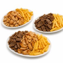 KEBAB MEAT WITH CHIPS